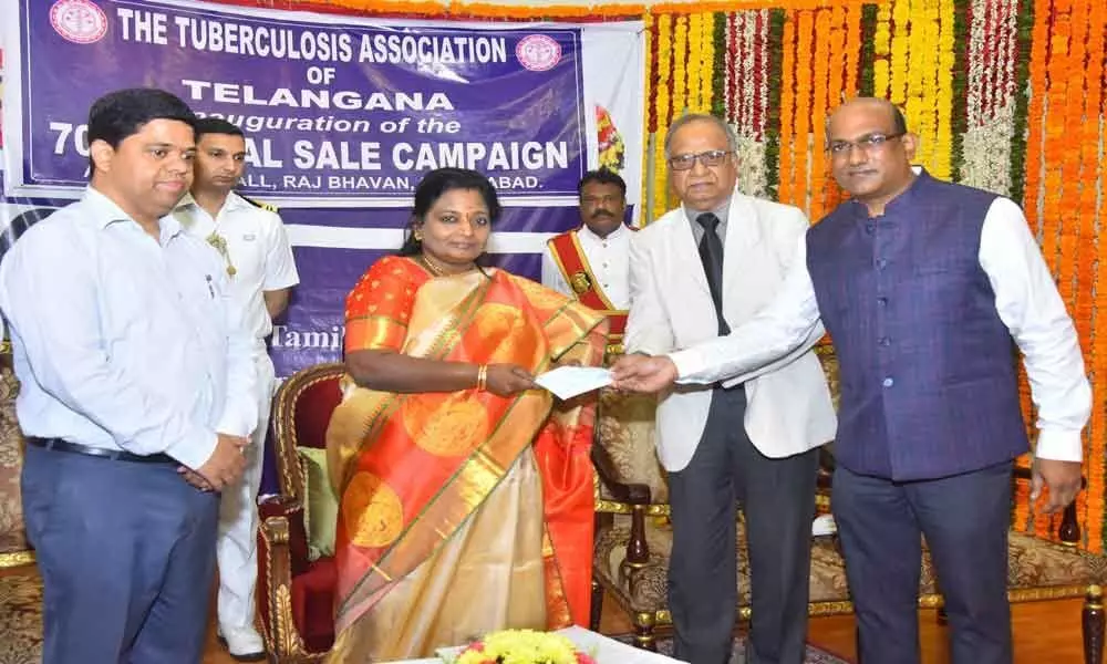 Dr Tamilisai Soundararajan launches TB Seal Sale Campaign in hyderabad city
