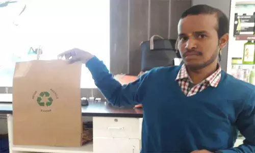 Switchover to non-plastic bags begins