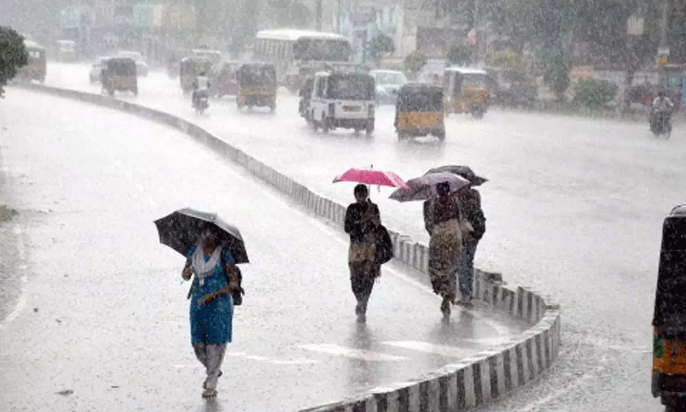 Weather Department Predicts Rains In Two Telugu States in next 24 Hours