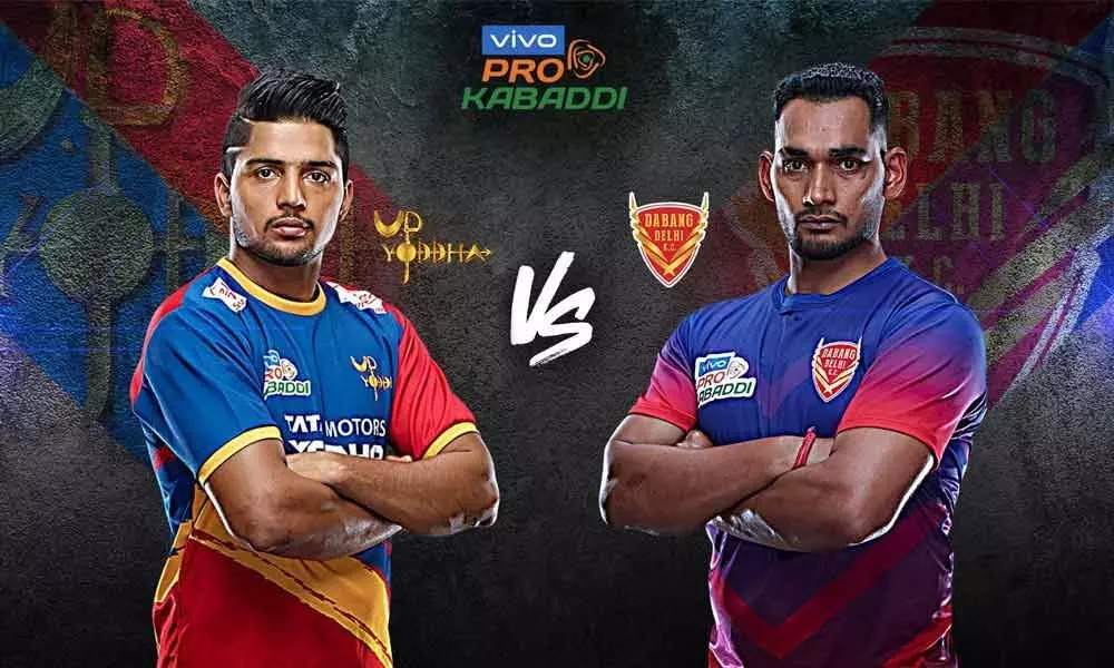 Pro Kabaddi 2019 Live Score: UP Yoddha vs Dabang Delhi
