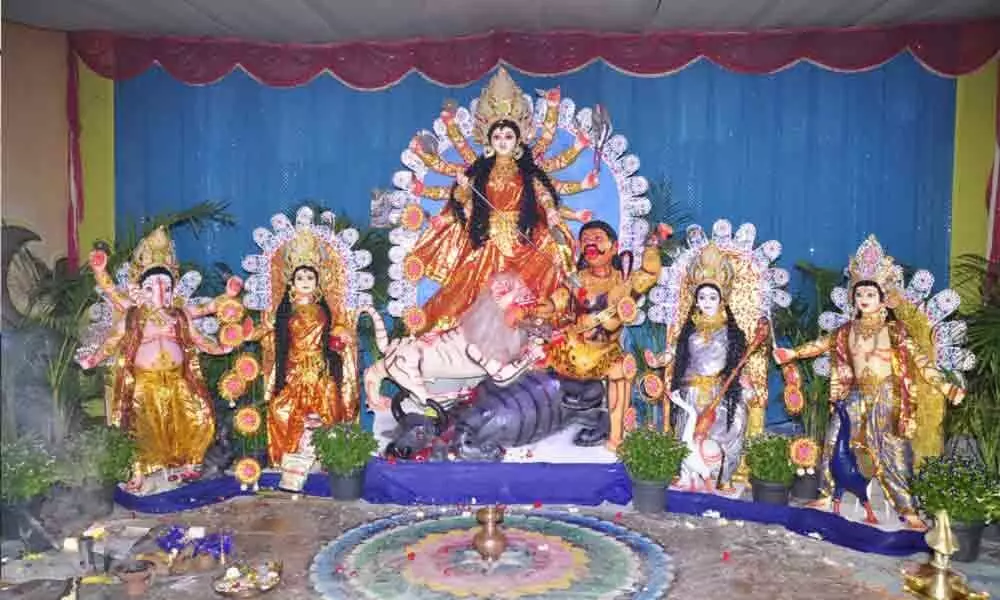 Ramagundam: Durga Puja off to colourfull start in NTPC Township