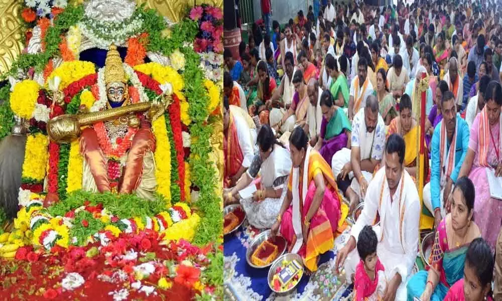 About 3 Lakh devotees have darshan of Goddess Durga in Vijayawada