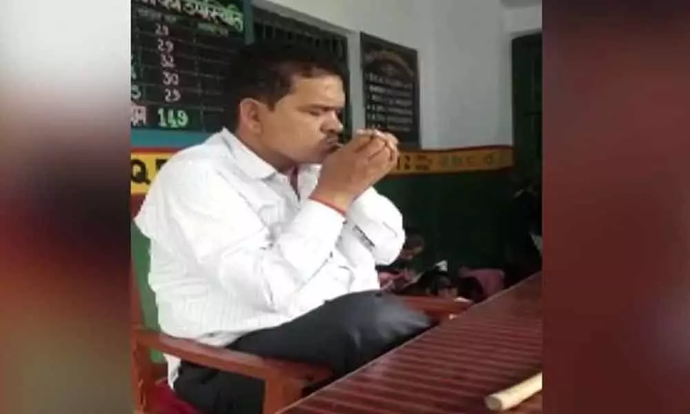 Uttar Pradesh teacher suspended after video of him smoking in class goes viral