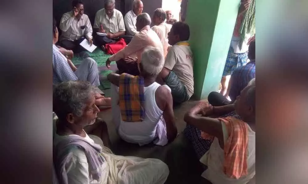 Farmers launch agitation for mini reservoir in Srikakulam