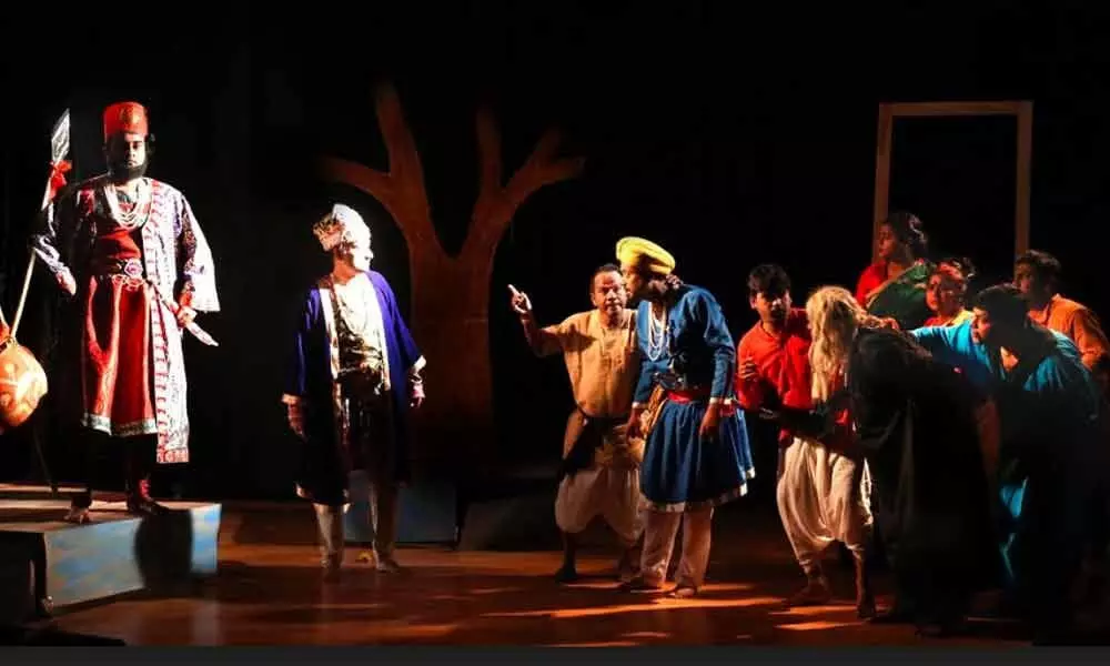 DRDO scientists and their family members have staged a play Kaktarua – the Scarecrow