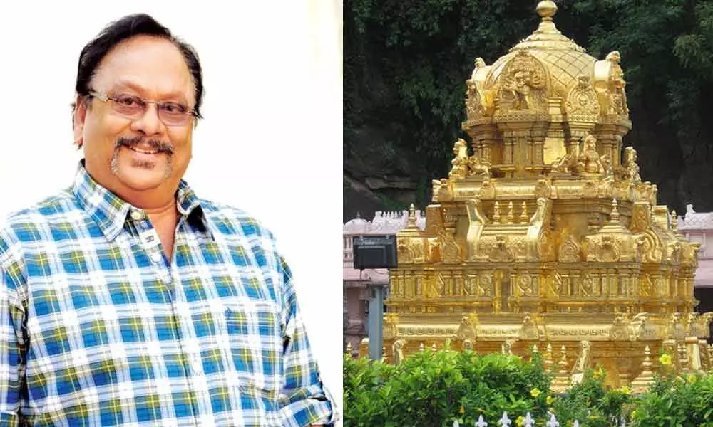 Krishnam Raju Shows His Resentment Over Indrakiladri Temple Officials