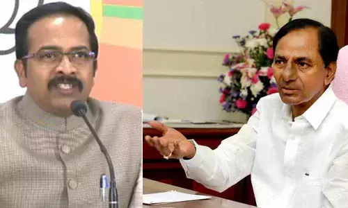 KCR is Acting As dictator: BJP spokesperson Krishna Sagar