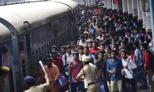 Secunderabad station turns chock-a-block