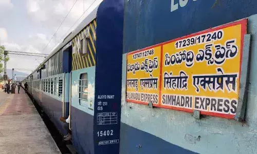 Trains between Vishakha and Vijayawada Halted due to Breakage Of Rail At Visakha