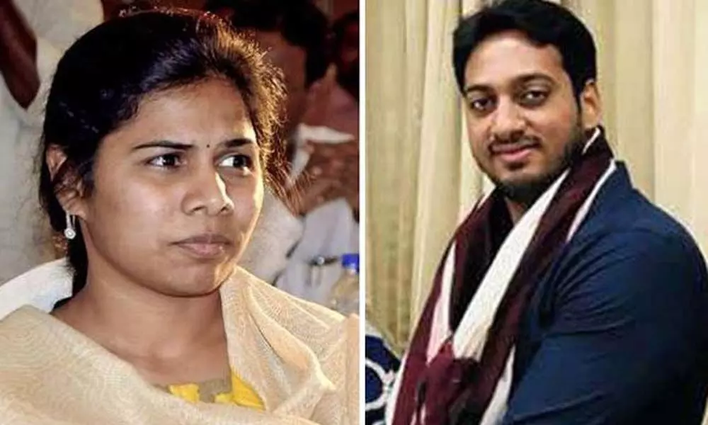 Former Minister Bhuma Akhila Priyas Husband Booked For Obstructing Police In Hyderabad