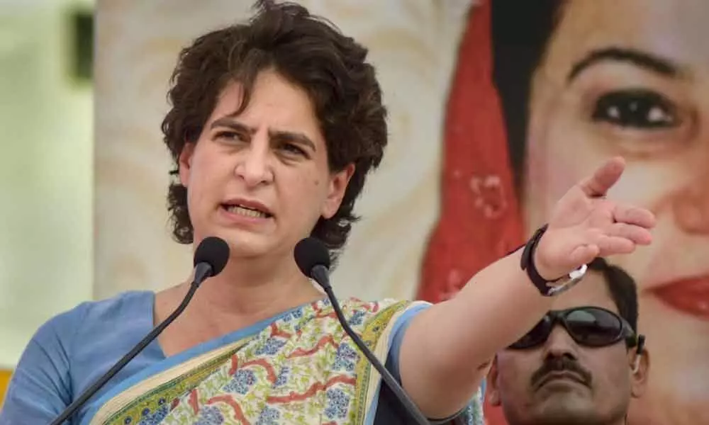 Priyanka Gandhi says UP Governmment cares for farmers only in advertisements