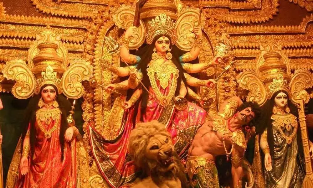 Special puja held for Goddess Durga