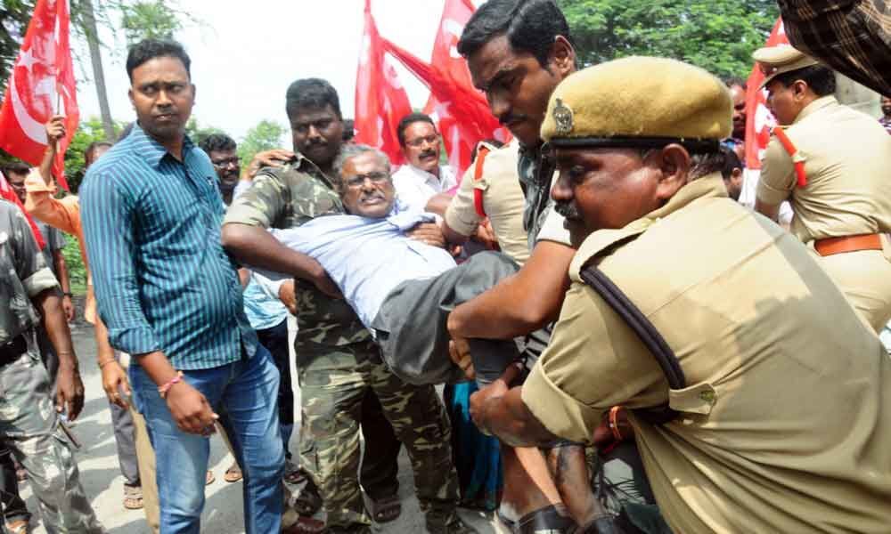 CPM demands CM to meet RTC staff in Warangal