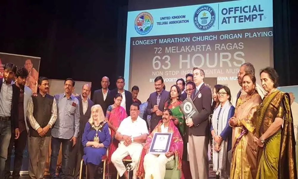 Telugu music director makes it to Guinness World Record