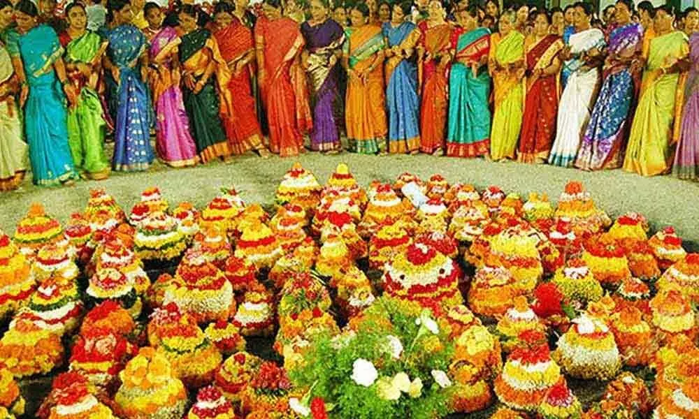 Bathukamma a pageant of Telangana tradition