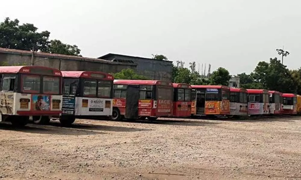 TSRTC strike continues for sixth day in Telangana