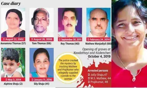 Hundreds gather outside Kerala court to see cyanide killer