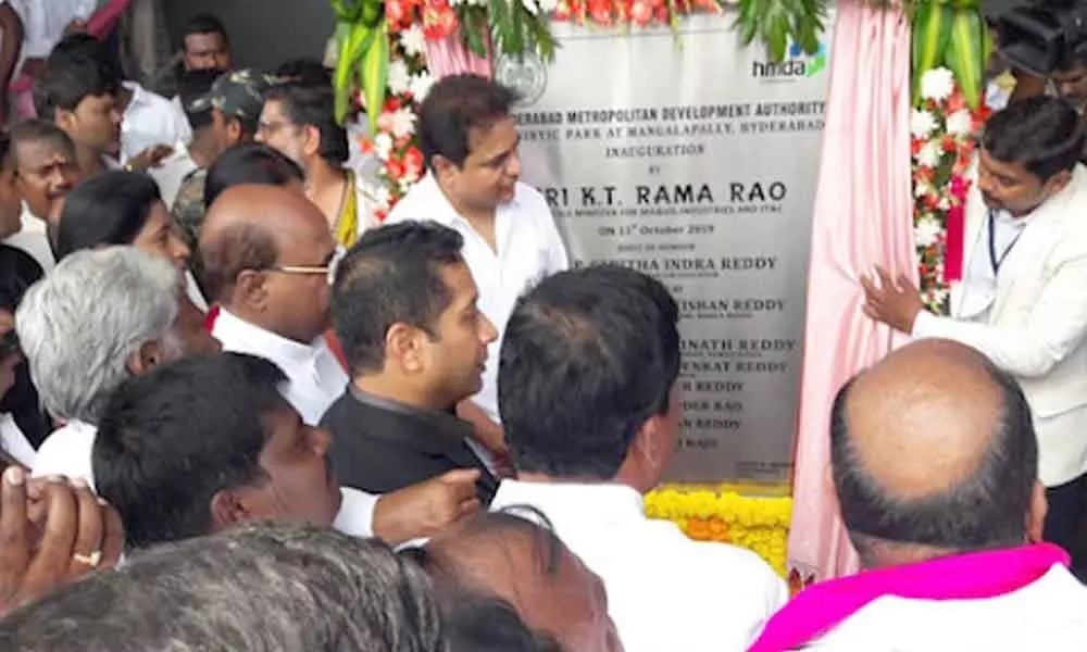 KTR inaugurates states first logistics park in Hyderabad
