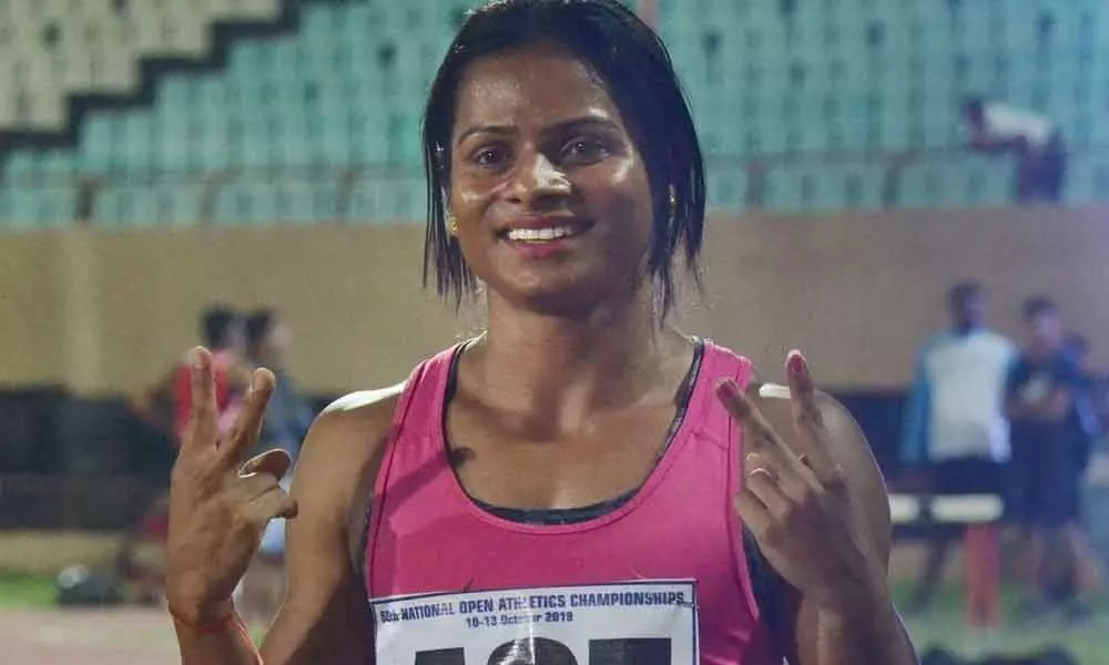 Dutee breaks 100m national record, moves closer to Olympic mark