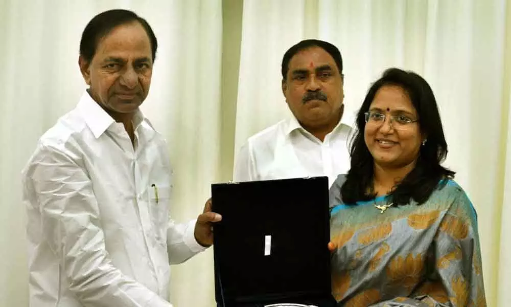 CM KCR appreciates Peddapalli Collector Devasena