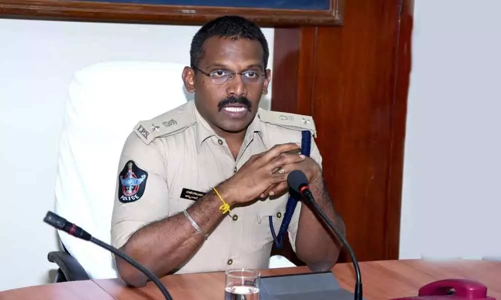 Anburajan takes charge as  Kadapa SP