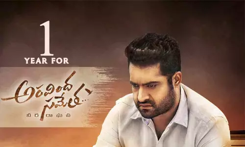 Nandamuri Fans Celebrate Aravinda Sametha Veera Raghava Anniversary