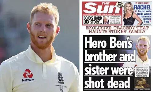 Stokes takes legal action against The Sun over story about his familys tragic past