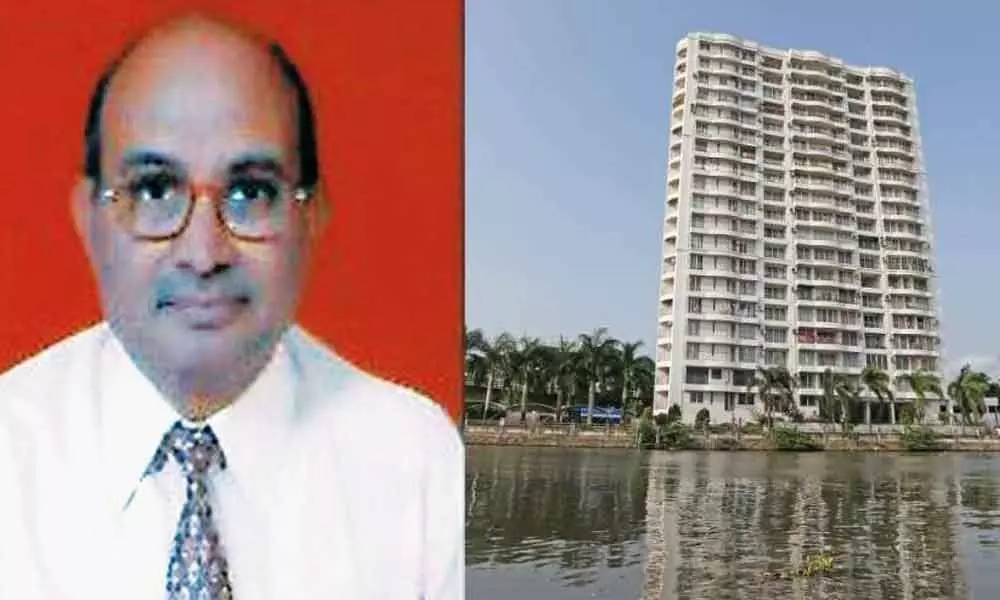 Kochi: Demolition expert Sharath B Sarwate visits Maradu flats