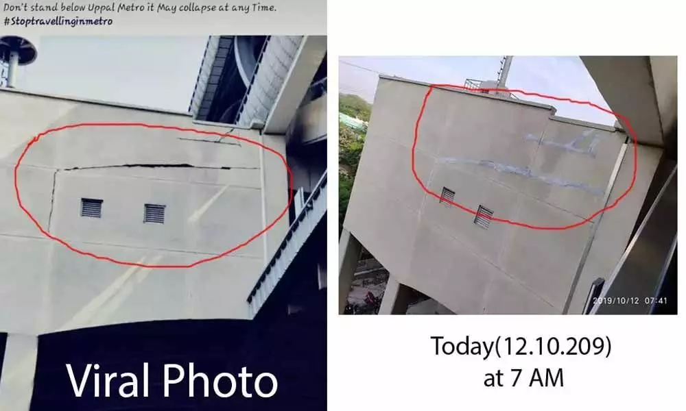 Fact Check: Here Is Actual Truth Behind the Cracks On Uppal Metro Station