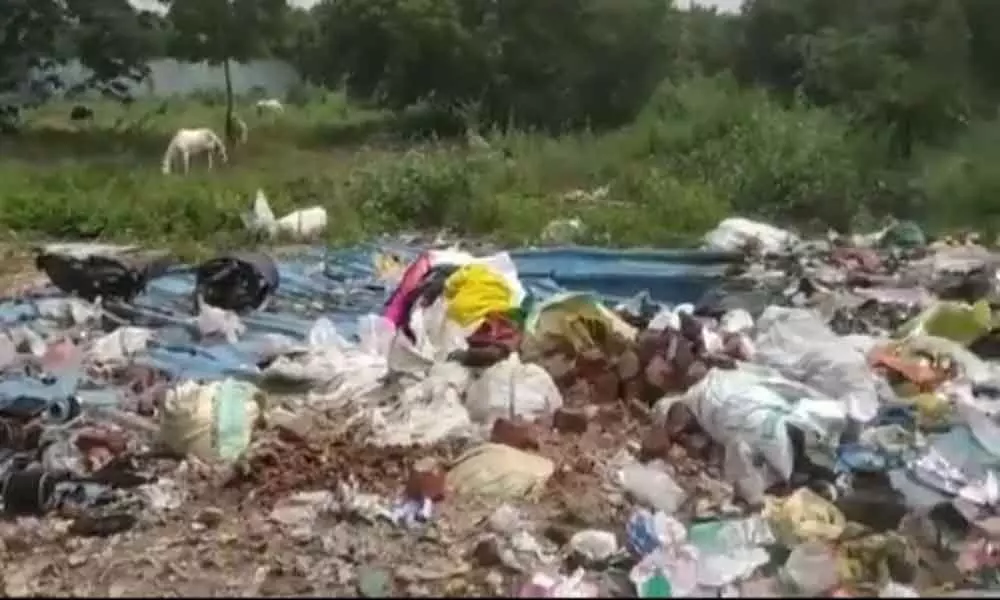 Unauthorised garbage dump sparks concerns