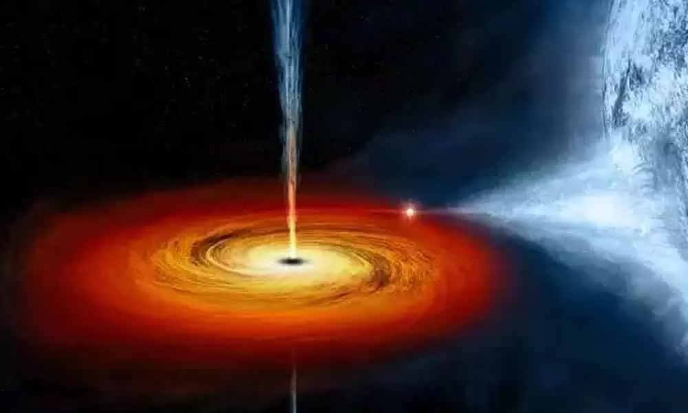 Student creates violent black hole flares