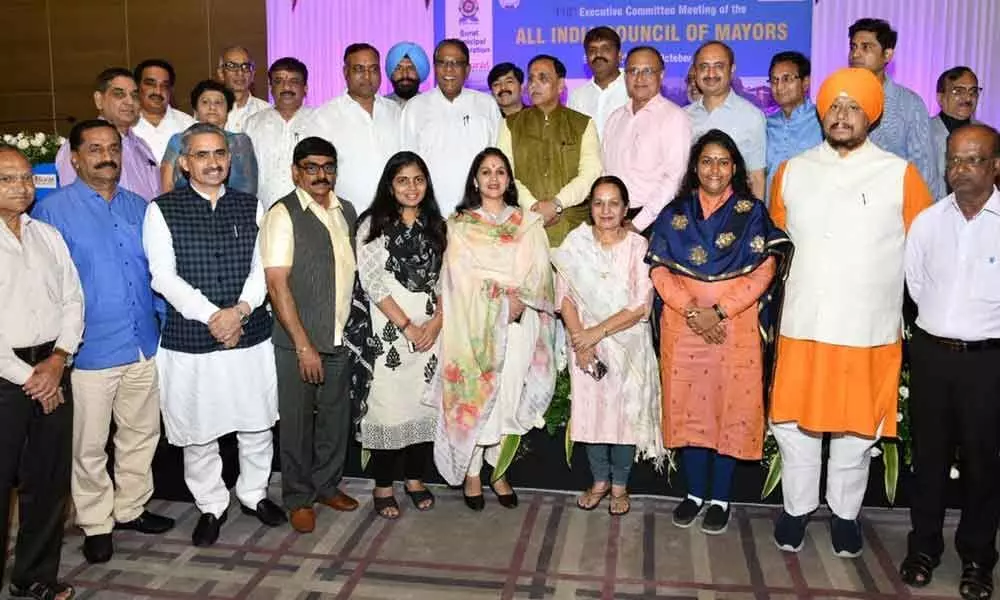 Bonthu Ram Mohan apprises Mayors meet of GHMC successes