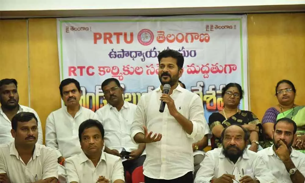 Revanth urges all organisations to rally behind RTC agitators
