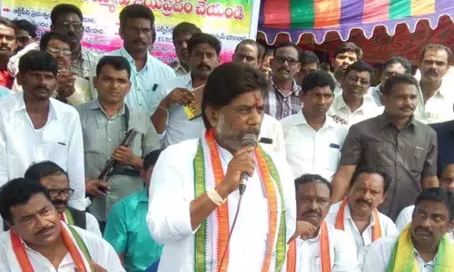 KCR down fall started:  CLP leader Bhatti Vikramarkha