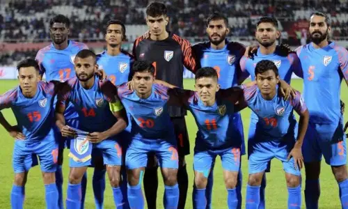 Indian football team arrive in Kolkata for upcoming clash against Bangladesh