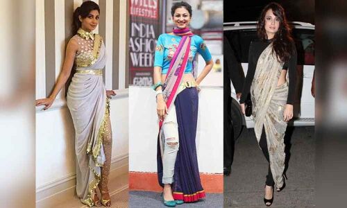 old saree style