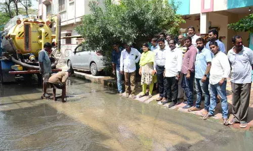 Corporator Mudraboina Srinivas Rao takes note of vexing civic issues