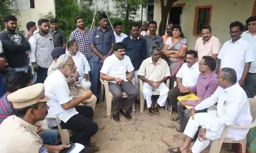 MLA Mynampally Hanumantha Rao seeks funds for develop works at Sainik Vihar Colony