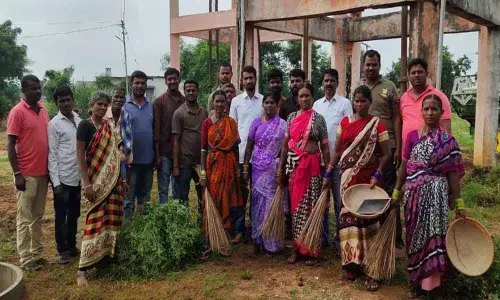 Swachh Bharat programme at Peddalingareddypalli