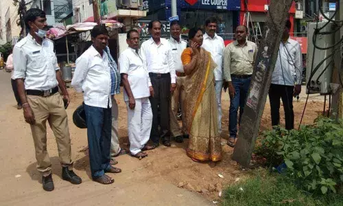 Corporator Pavani Reddy conducts padayatra