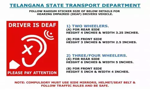 Deaf driving poses no risk, proves hyderabad city youth