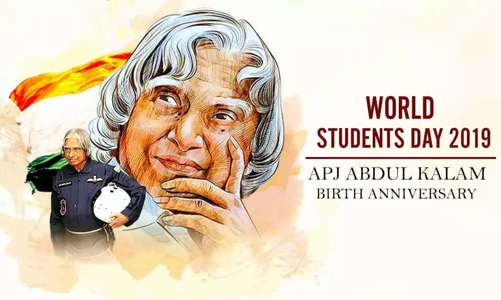 World Students Day- 2019: Lets honour and mark the importance of Indias 11th President APJ Abdul Kalam on his birthday