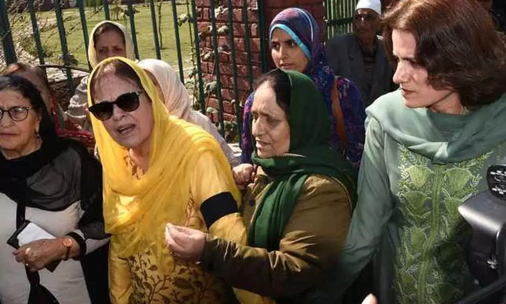 J&K: Farooqs sister, daughter detained after womens protest