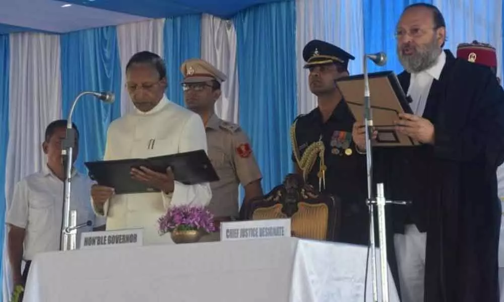 Justice Goswami sworn in as new Chief Justice of Sikkim  High Court