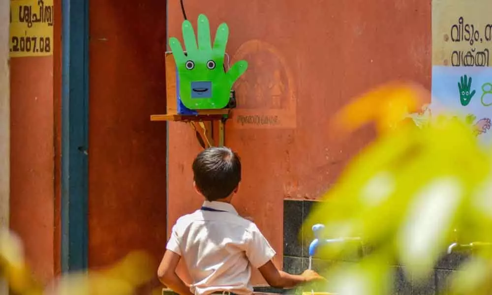 Low-cost social robot teaches Kerala children hygiene lessons