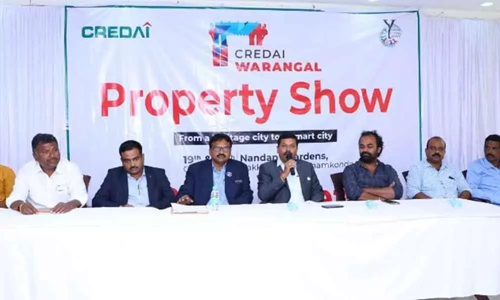 Credai to host 2-day property show in Warangal