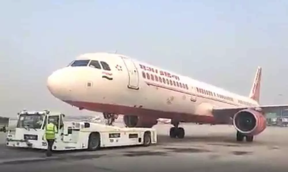 Air India uses TaxiBot on commercial flight