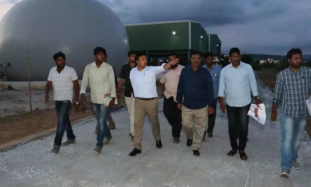 Construction of bio-gas generation plant  completed in Tirupati
