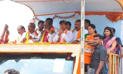 Congress, TRS are two faces of the same coin: BJP in Huzurnagar