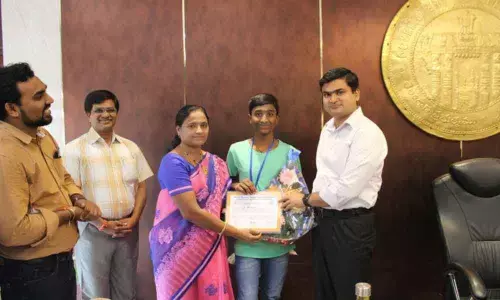 Karimnagar kid gets bronze in national memory championship
